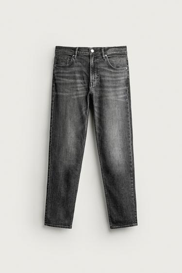 Zara BASIC SLIM FIT JEANS - Gray