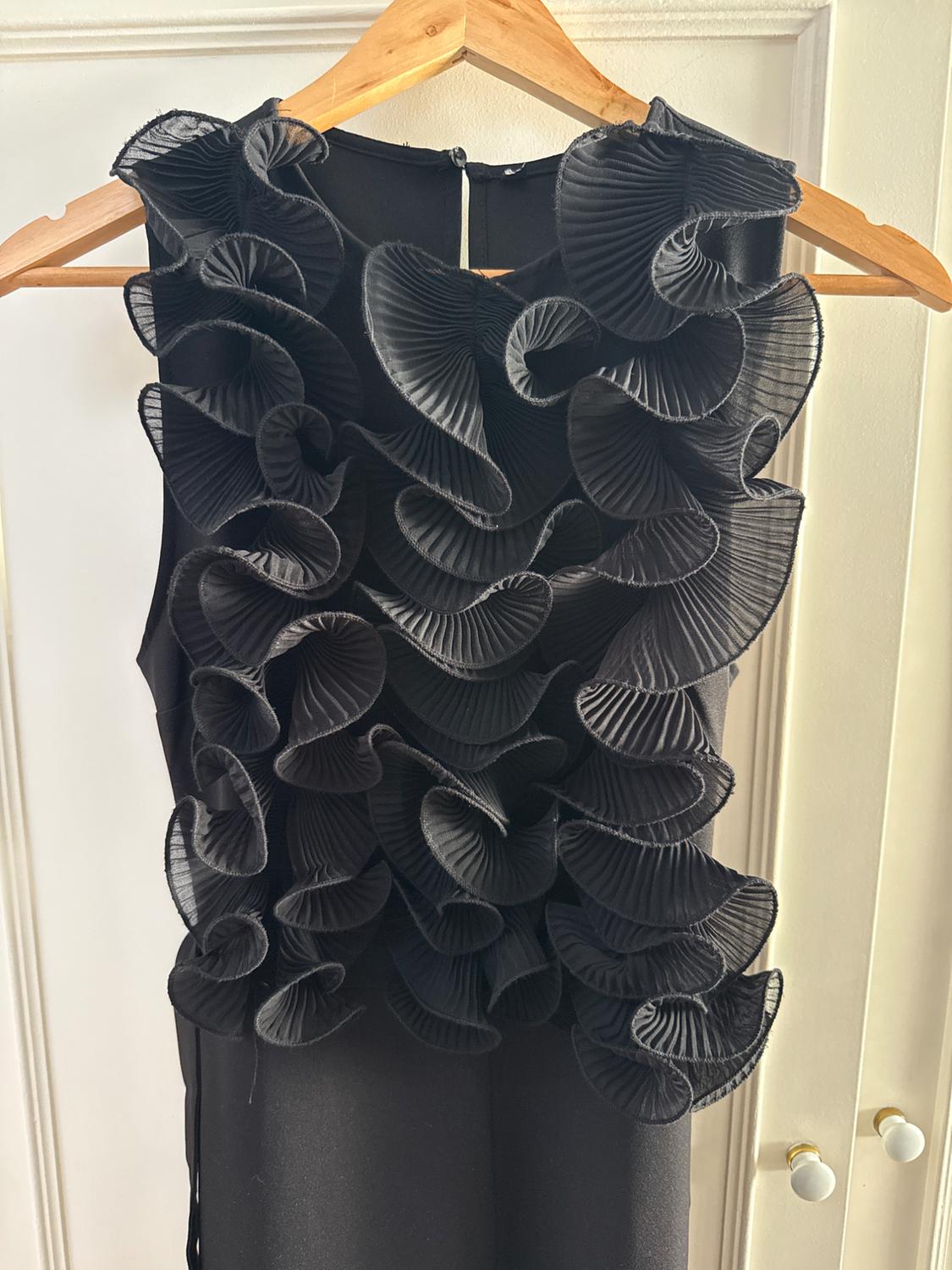 RUFFLED JUMPSUIT WITH BELT - Image 2