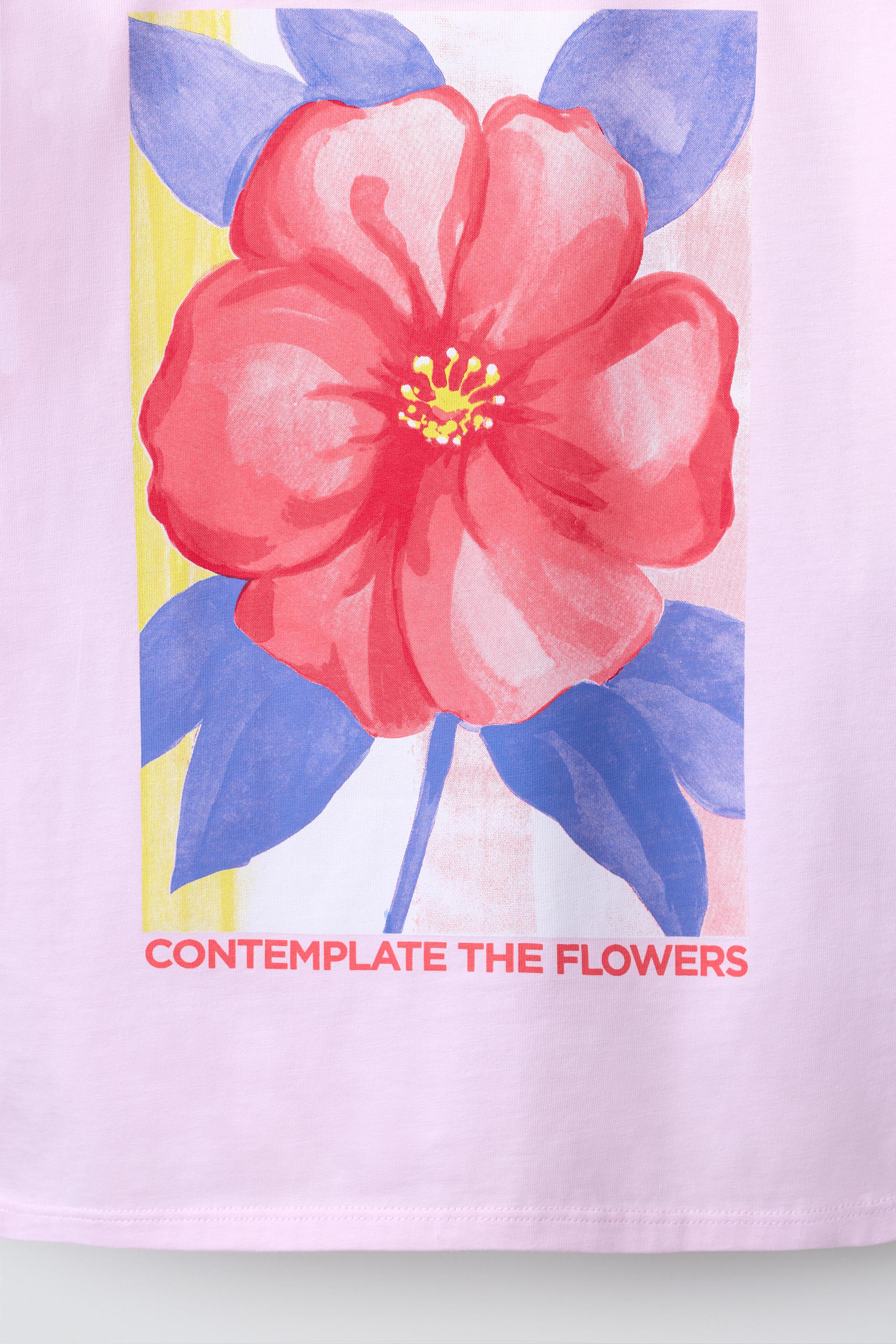 FLORAL PRINT T-SHIRT