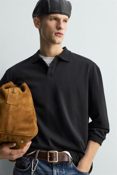 POLO COUPE DÉCONTRACTÉE ÉDITION LIMITÉE - Noir de Zara - Image 4