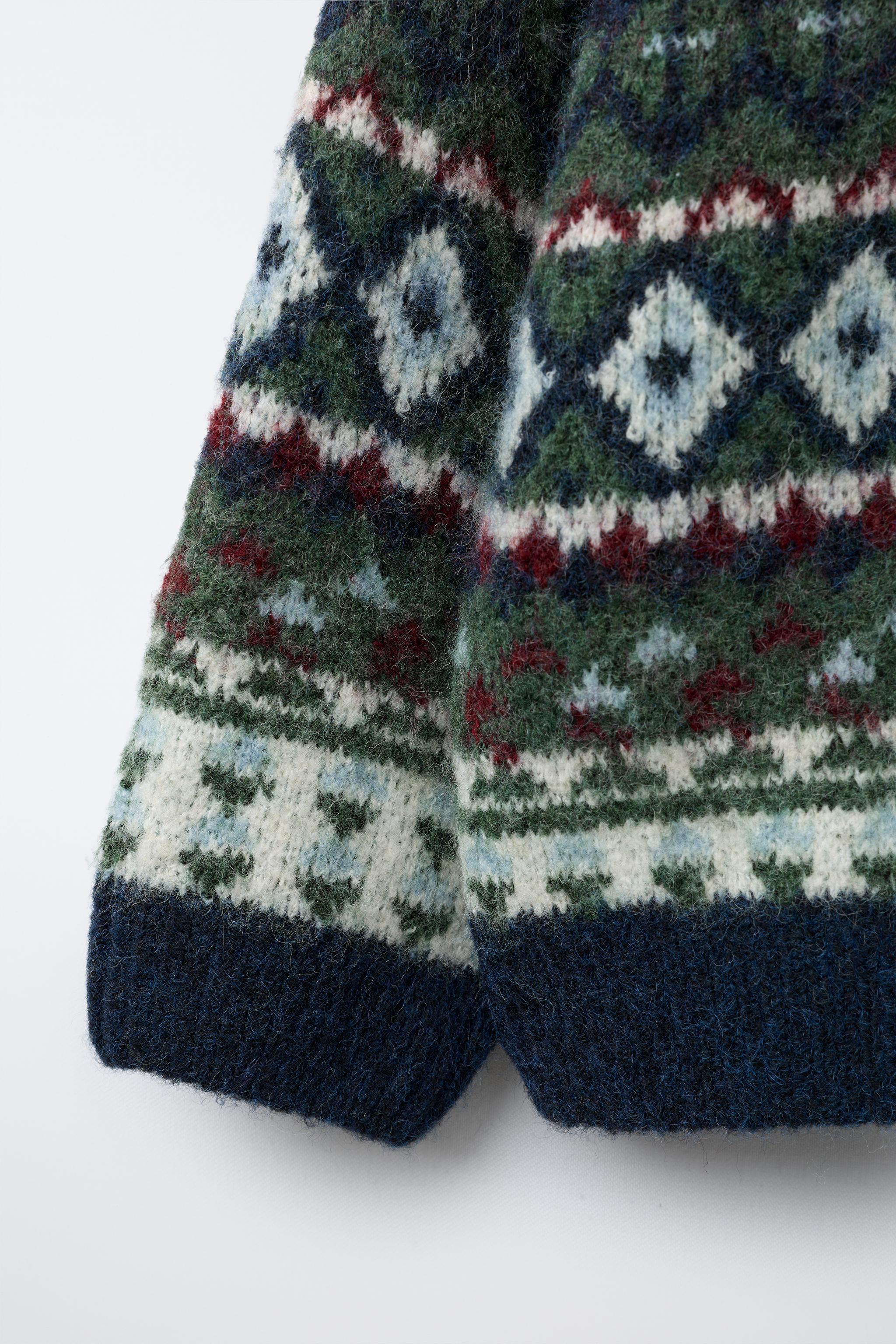 JACQUARD KNIT JUMPER