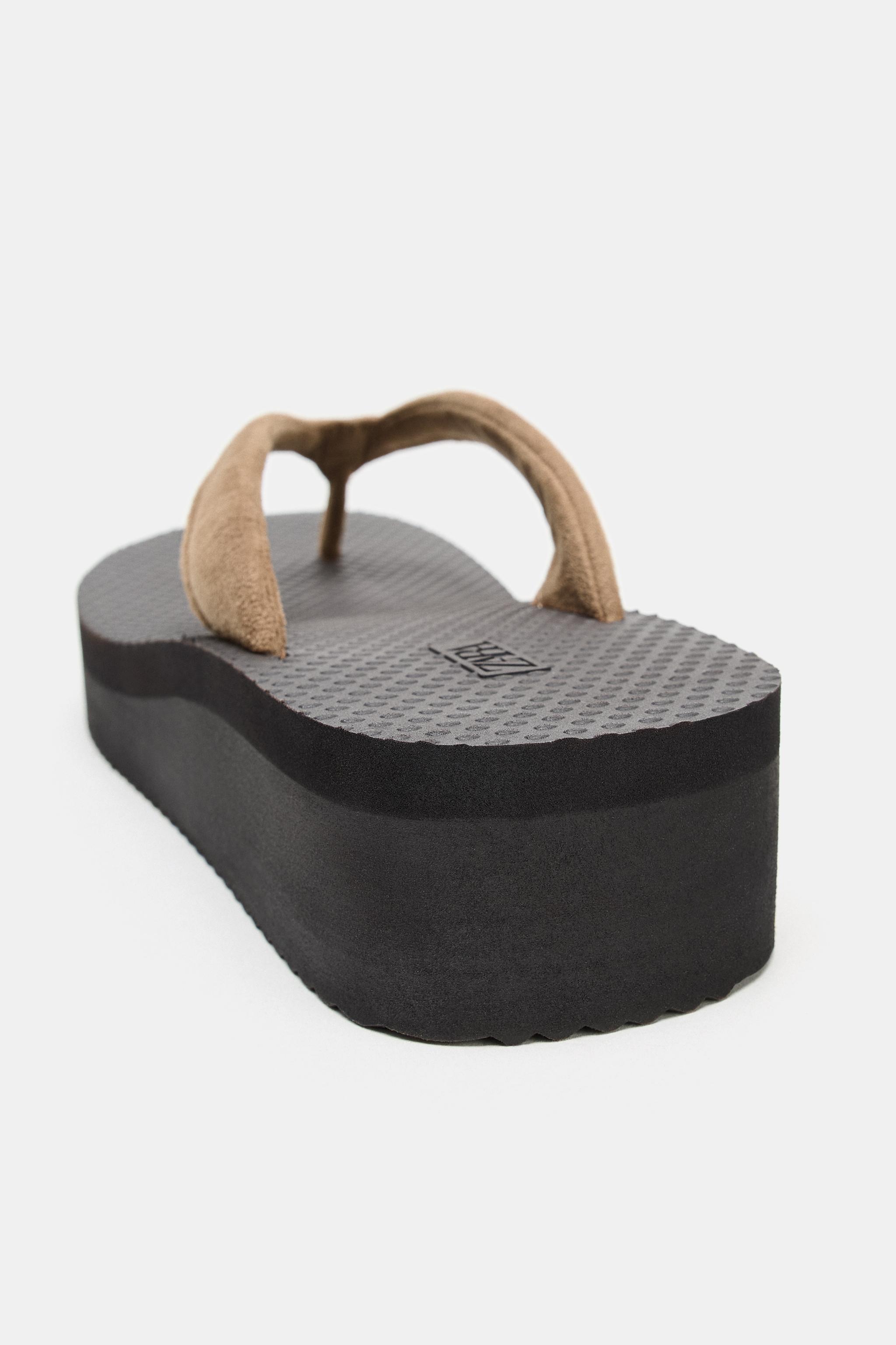 Zara Platform Topuklu Sandalet görsel 5