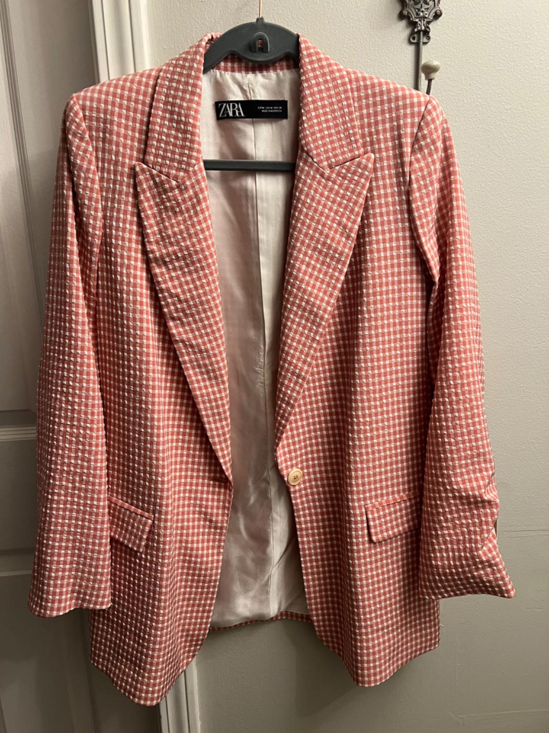 GINGHAM BLAZER