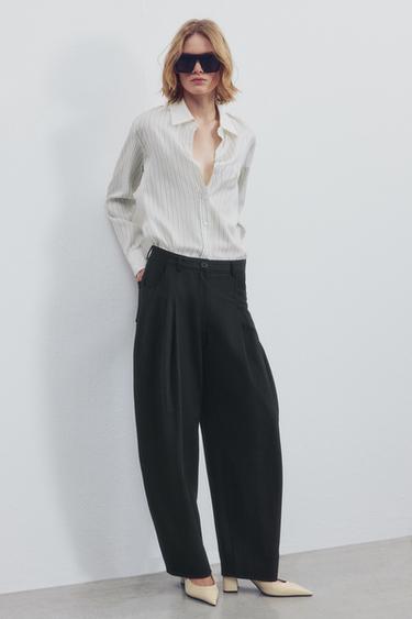 LEATHER SLINGBACK SHOES — Off White 1
