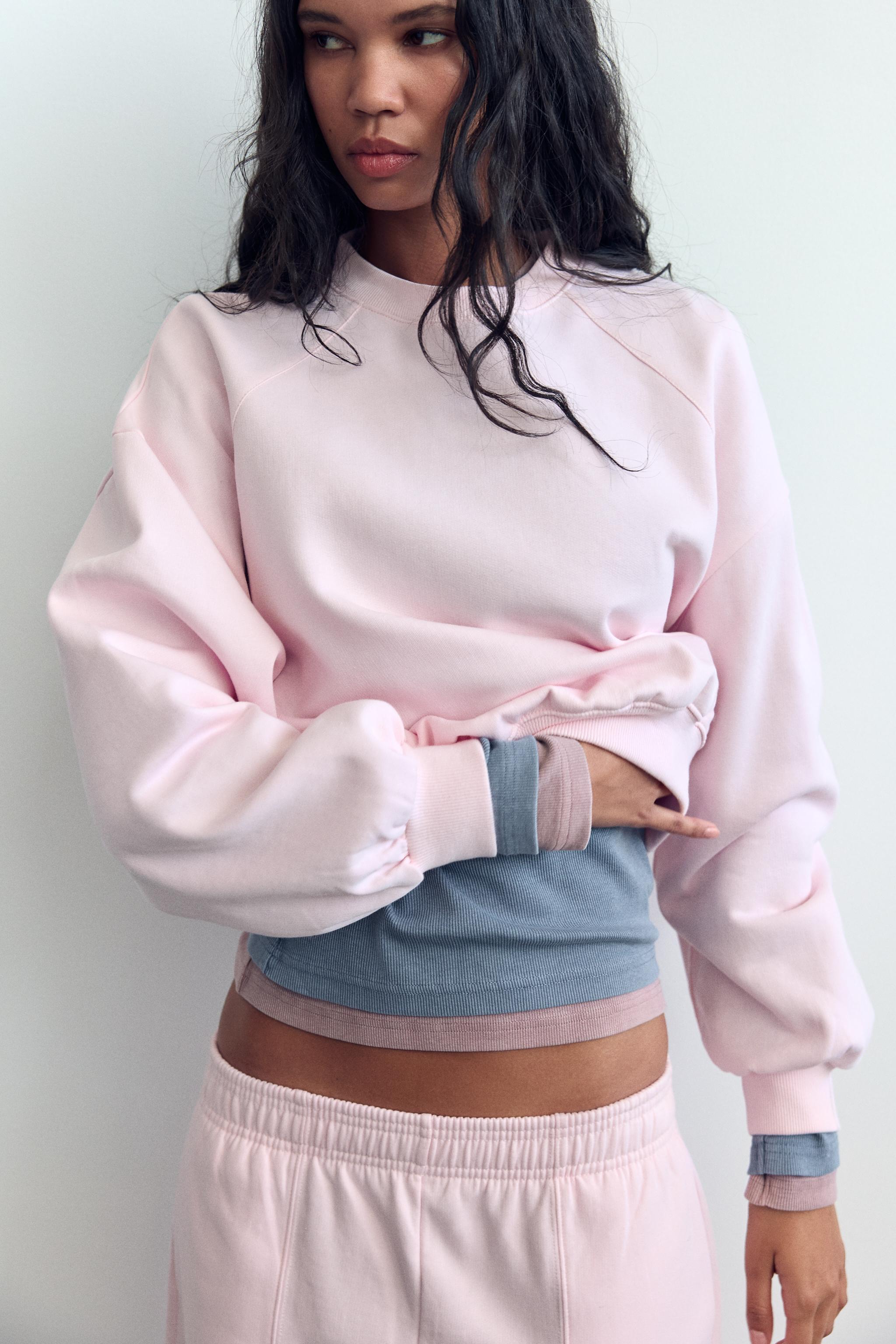 キャロットフィットスウェットパンツ - エクリュ | ZARA Japan