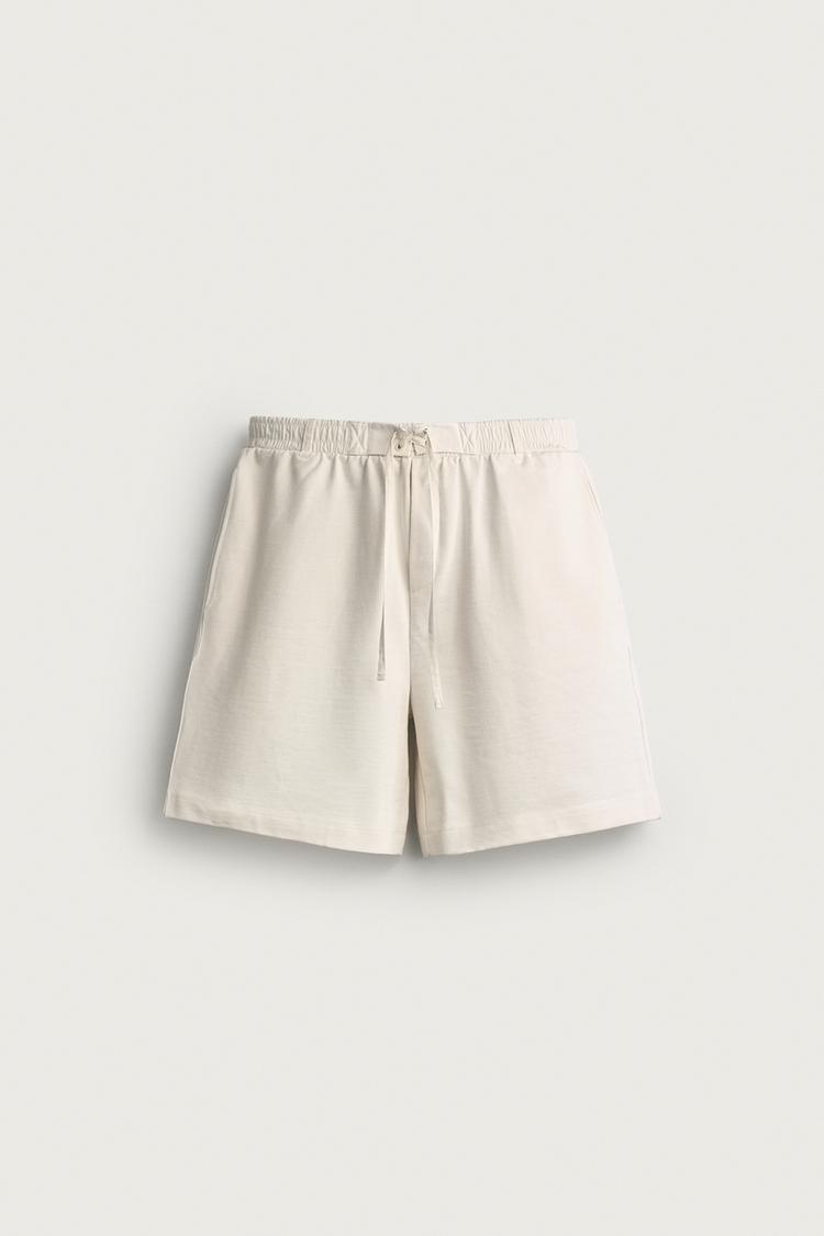 Bermuda jogger cintura combinada