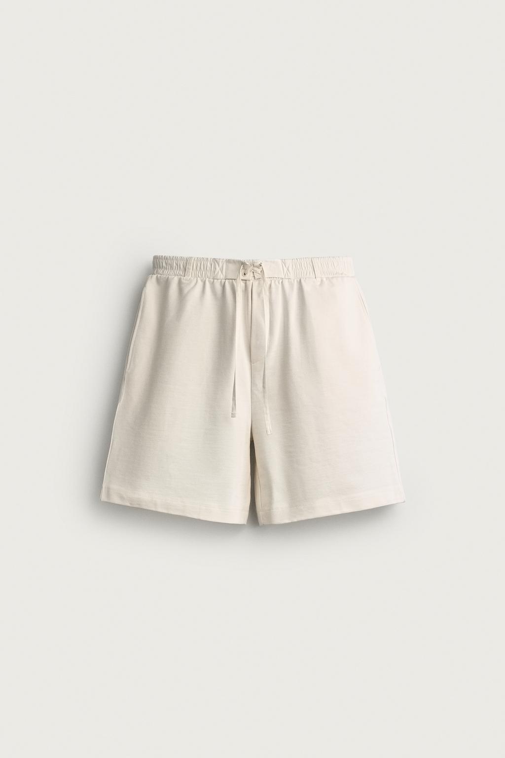 COMBINED WAIST JOGGER BERMUDA SHORTS