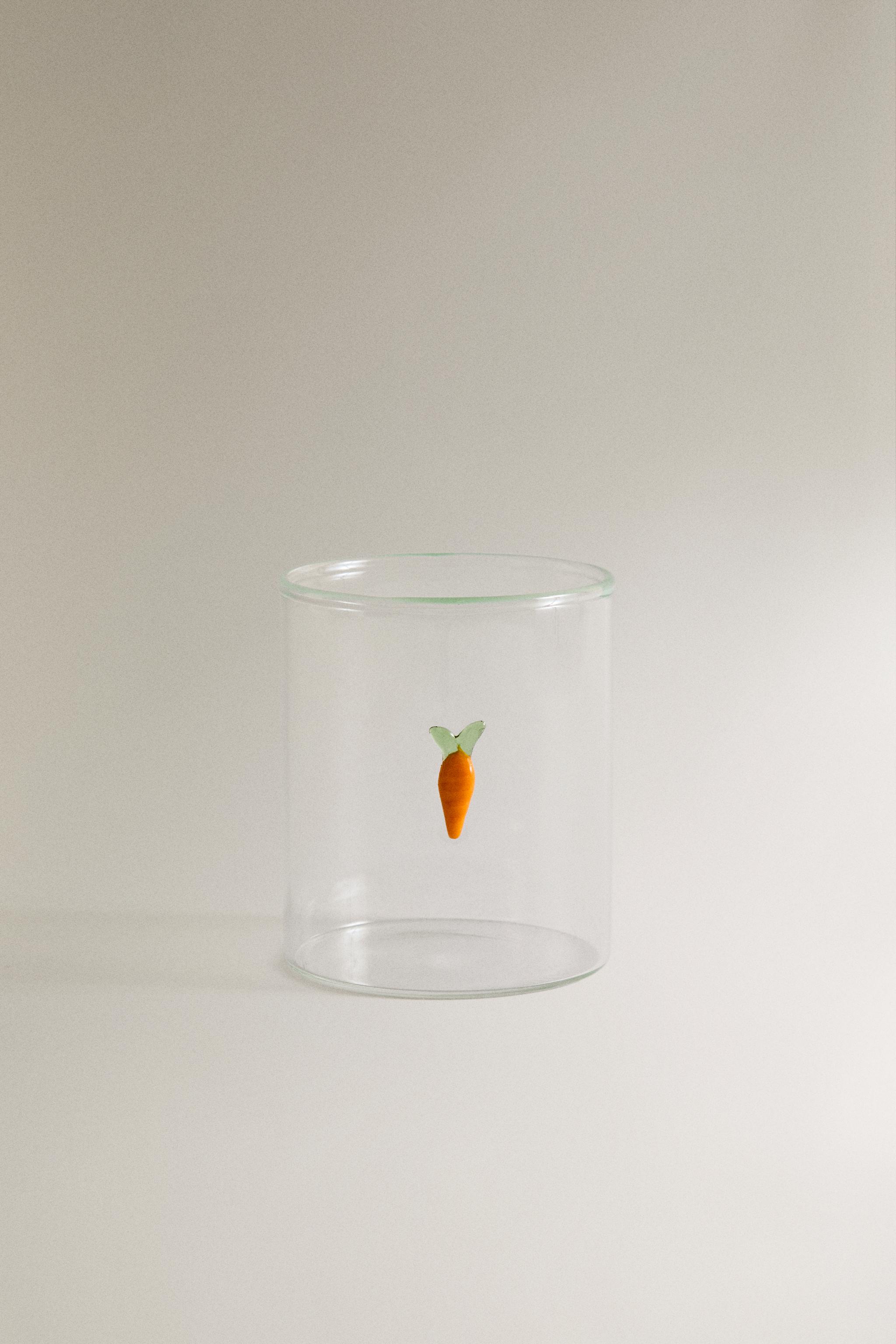 ニンジン ボロシリケイトガラス タンブラー - オレンジ色 | ZARA Japan