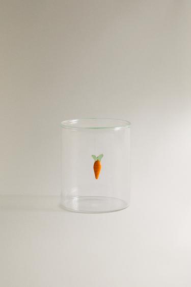 VERRE BOROSILICATE CAROTTE - Orange de Zara