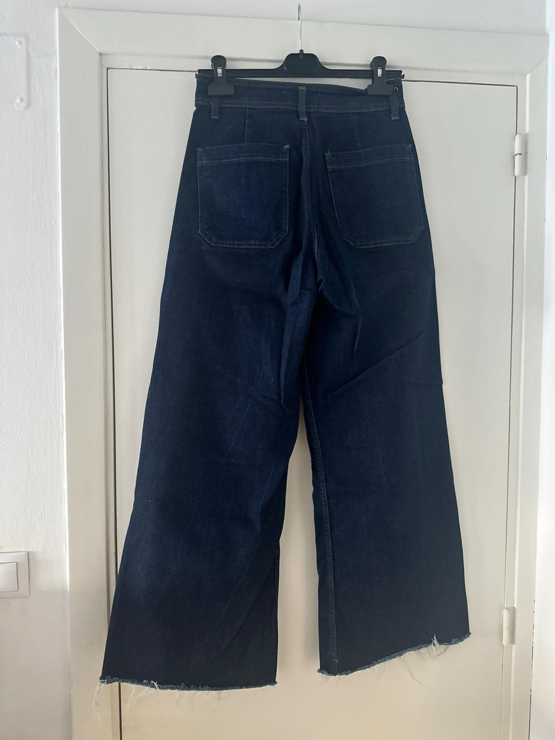 ΨΗΛΟΜΕΣΟ ΤΖΙΝ ZW COLLECTION MARINE STRAIGHT ΜΕ ΤΣΕΠΕΣ - Image 3