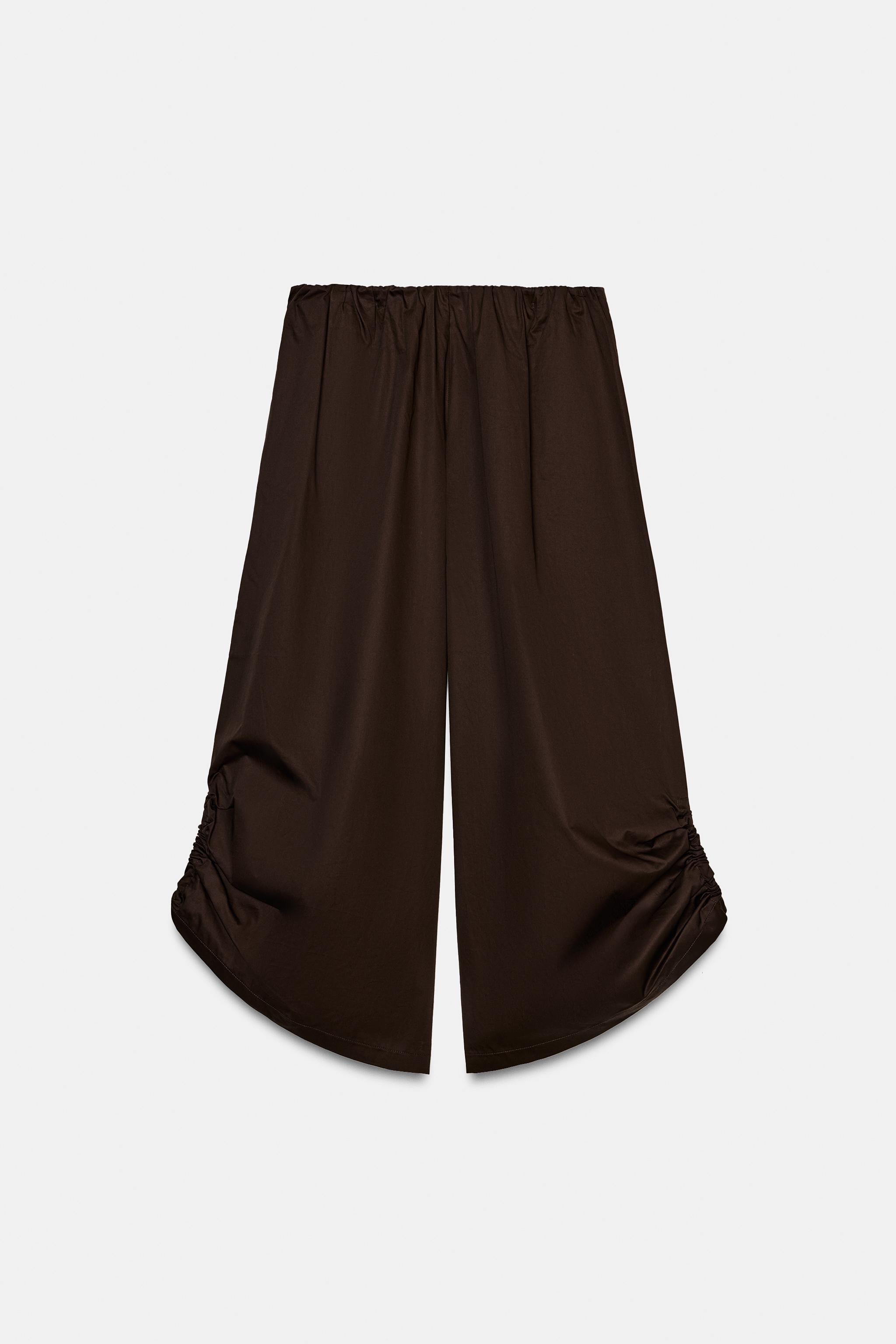 ADJUSTABLE HEM CULOTTE PANTS