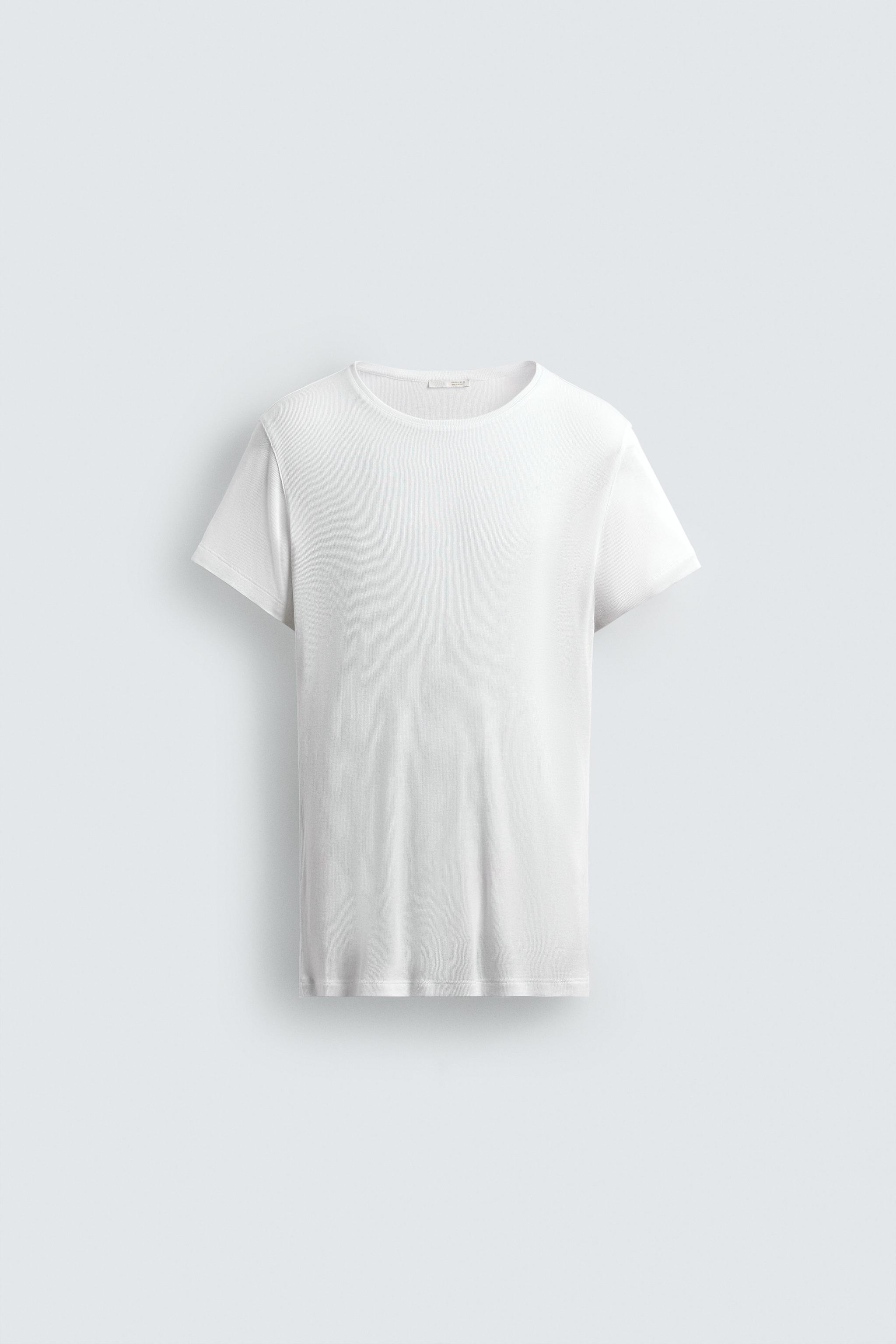 T-SHIRT SLIM STRUCTURÉ VISCOSE