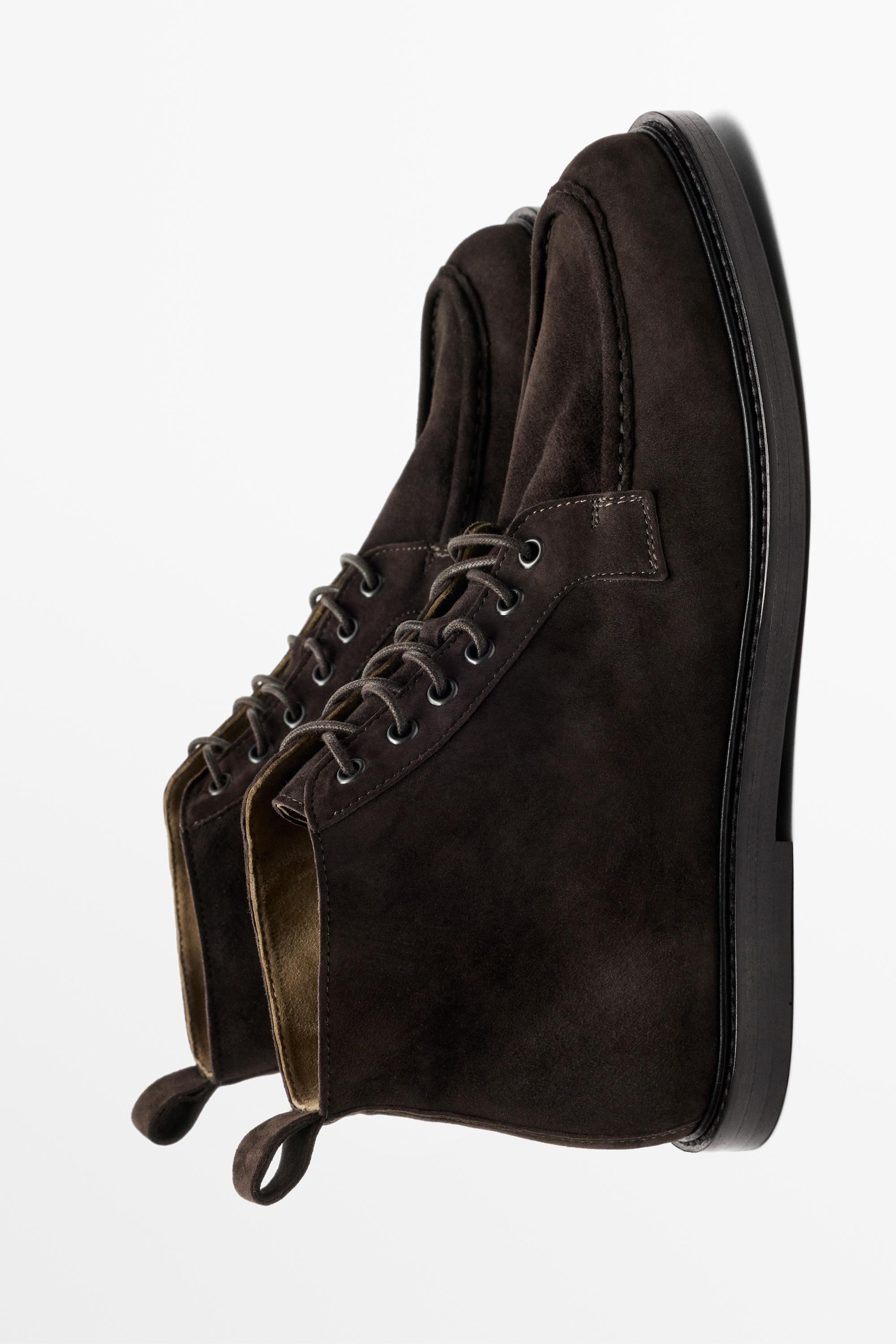 Soft suede ankle boot