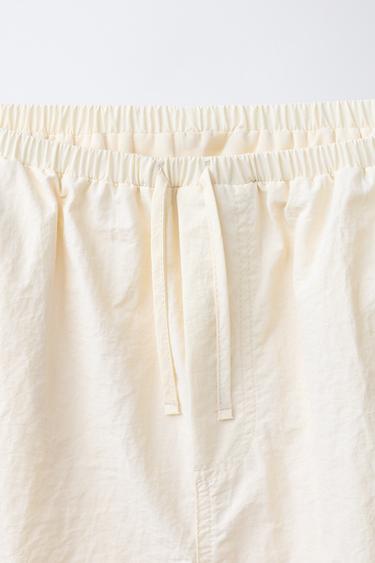 NYLON WIDE-LEG TROUSERS - Butter by Zara - Image 2