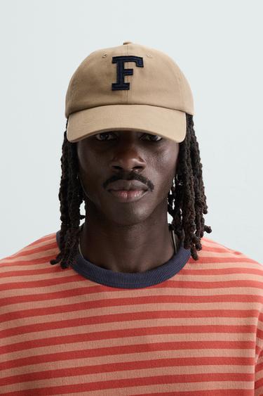LETTER PATCH CAP - Beige by Zara - Image 0