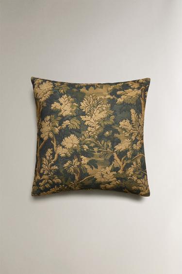 TREE CUSHION COVER - Green by Zara - Image 0