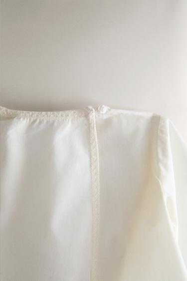 CHEMISE BÉBÉ BRODÉE - Blanc cassé de Zara - Image 3