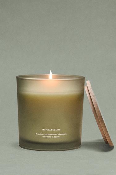 (350 G) MIMOSA SUBLIME SCENTED CANDLE - Yellow by Zara - Image 5