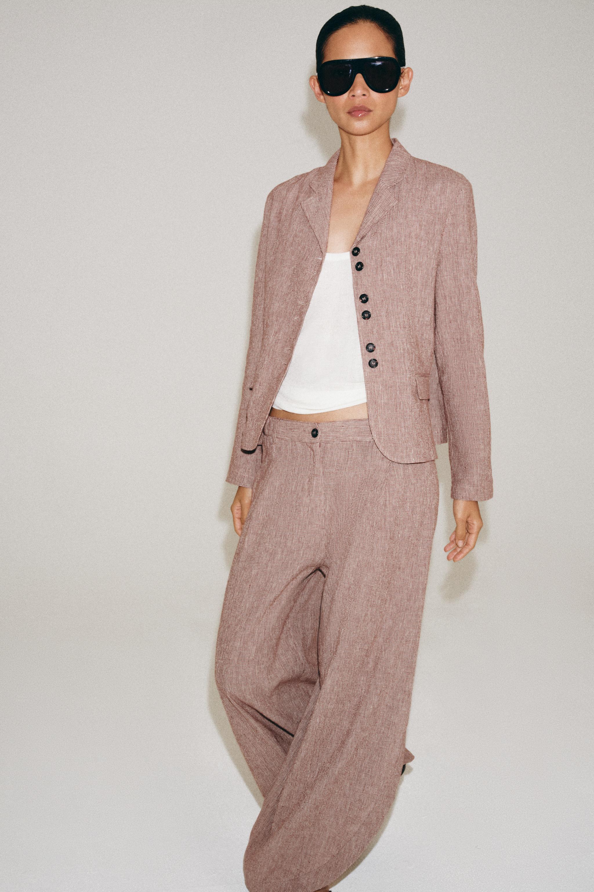 Zara ZW COLLECTION KETEN BLAZER görsel 5