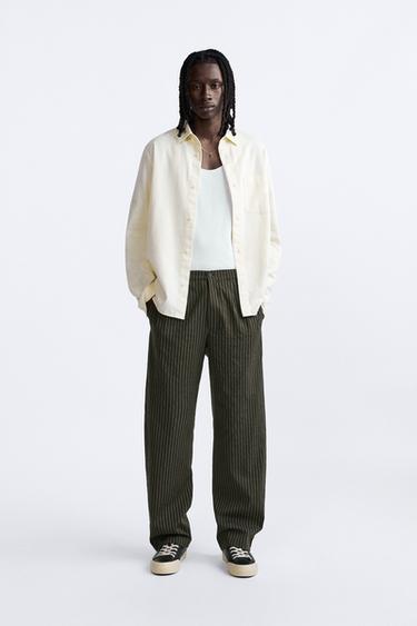 МАЙКА БЕЗ РУКАВОВ В РУБЧИК — БЕЛЫЙ от Zara — изображение 0
