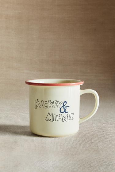 CHILDREN'S CERAMIC MICKEY & MINNIE MOUSE ©DISNEY MUG - Multicoloured by Zara