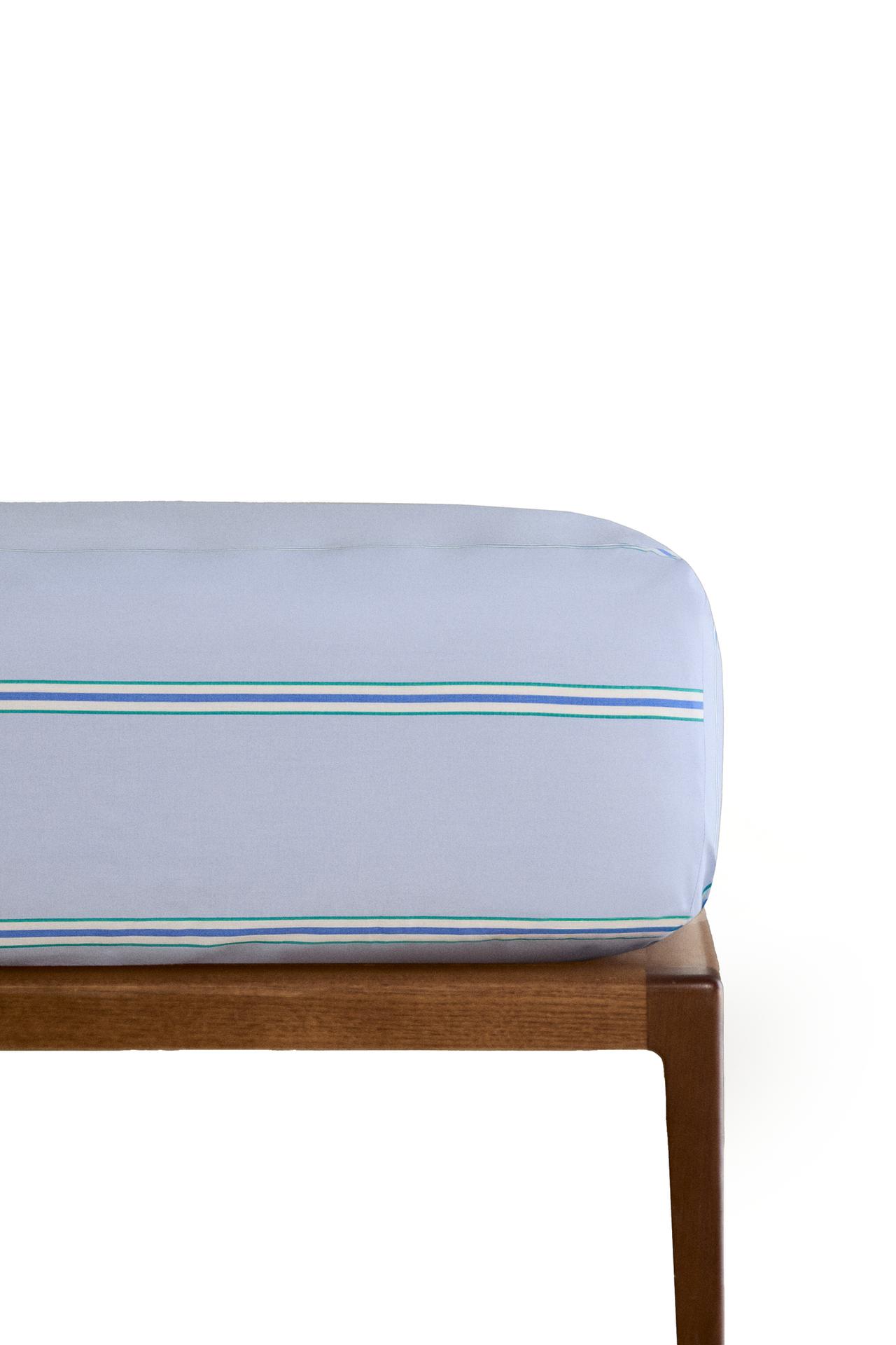 CHILDREN'S STRIPED FITTED SHEET
