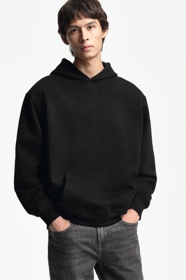 BASIC HOODIE - Black by Zara
