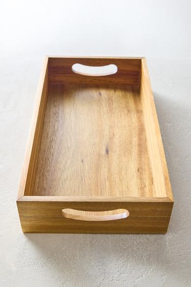 VASSOIO LEGNO ACACIA MANICI - Marrone di Zara