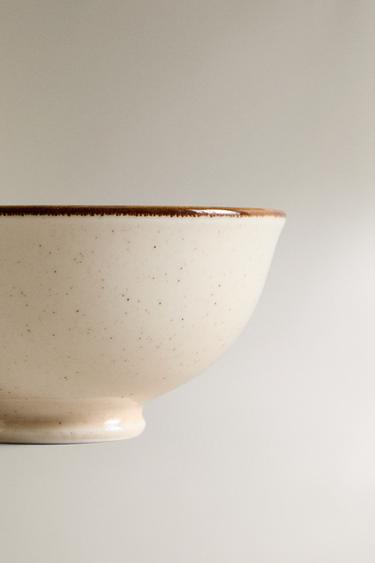 MINIBOL PORCELAINE BORD EFFET ANTIQUE - Écru clair de Zara - Image 3