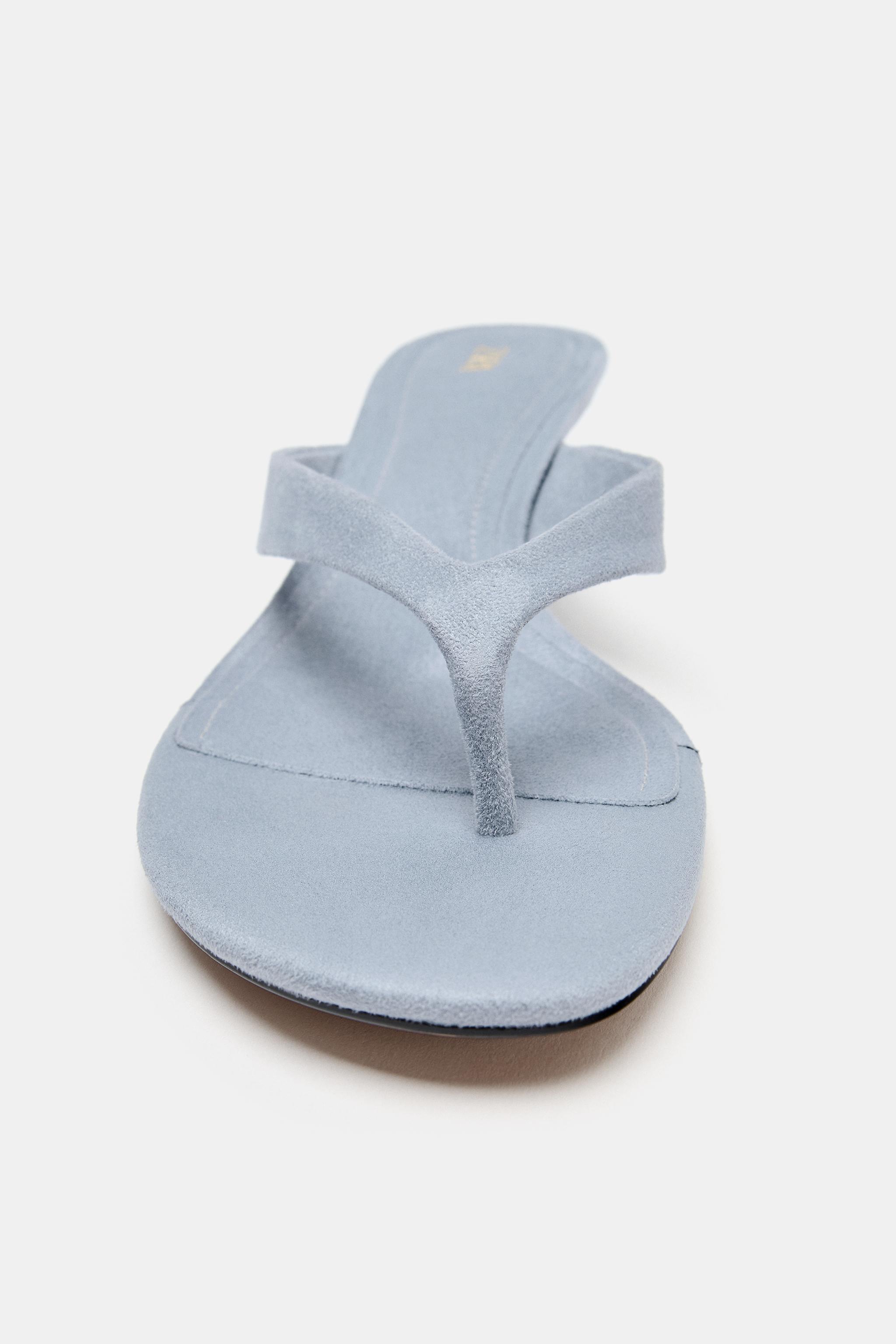 Zara Dolgu Topuk Sandalet görsel 6