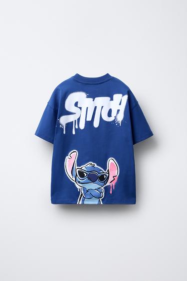 T-SHIRT IMPRIMÉ LILO & STITCH © DISNEY - Bleu de Zara - Image 1