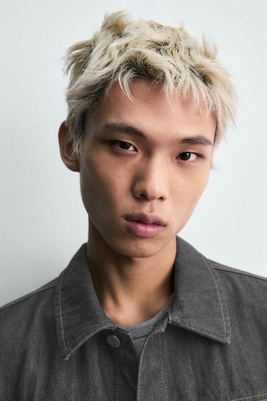 VESTE EN DENIM OVERSIZE - Gris de Zara - Image 5