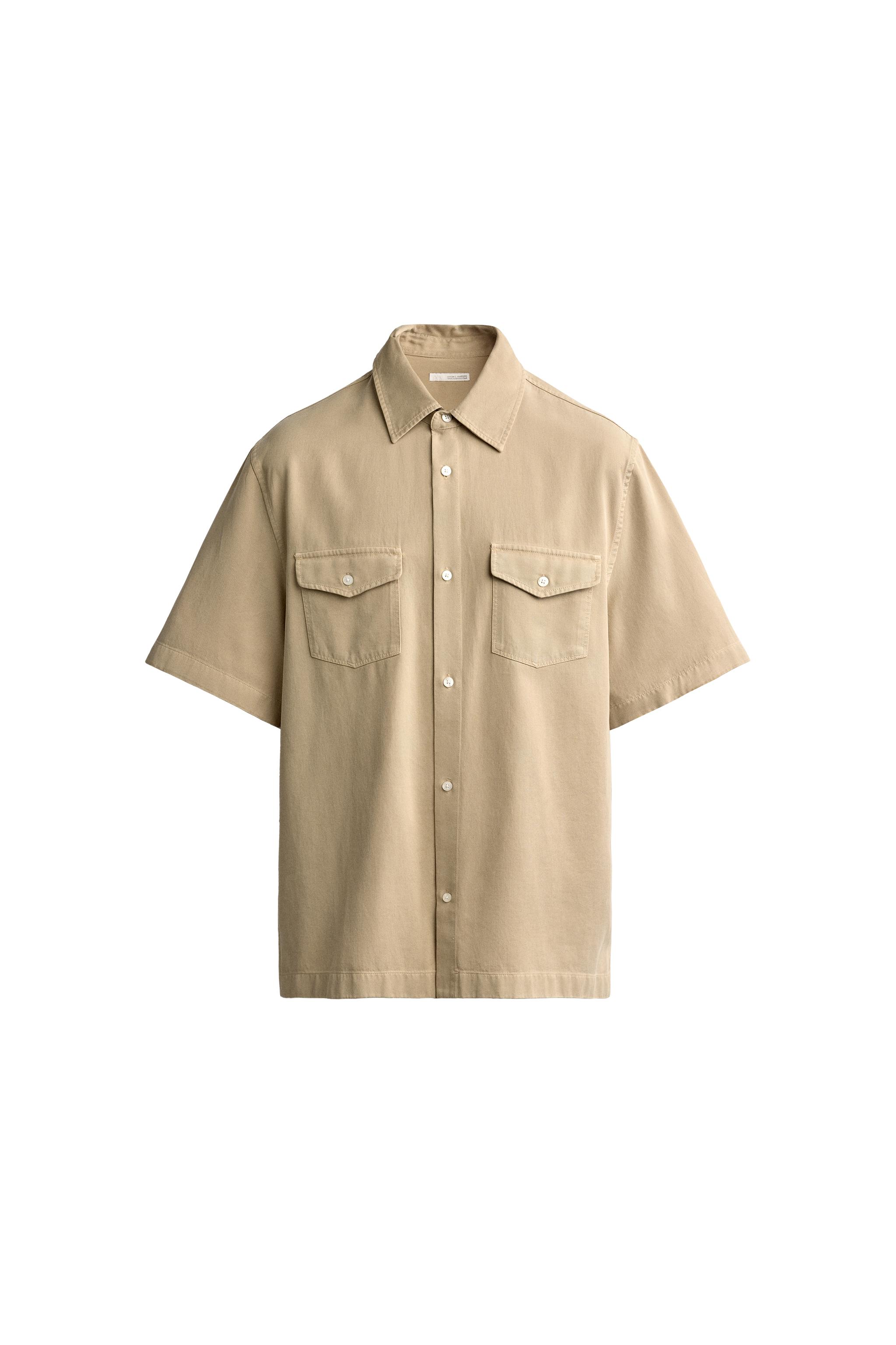 CAMISA REGULAR FIT LYOCELL - ALGODÓN