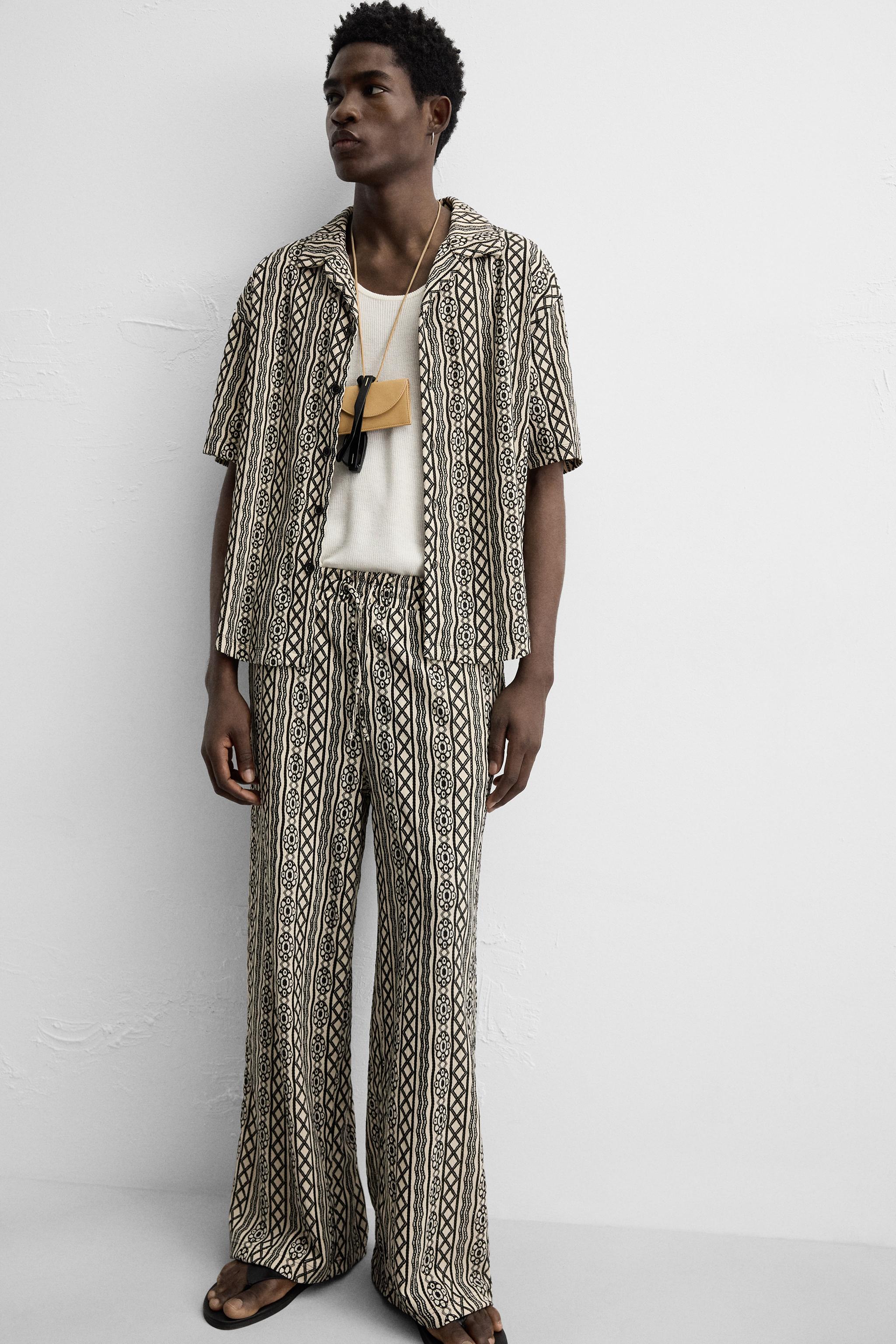 ZARAのパンツスーツ サテン スーツパンツ 50TH ANNIVERSARY - ブラック | ZARA Japan