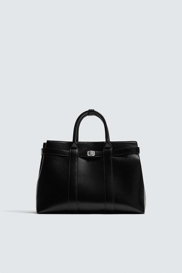 BOLSO DE MANO CINTURÓN - Negro de Zara