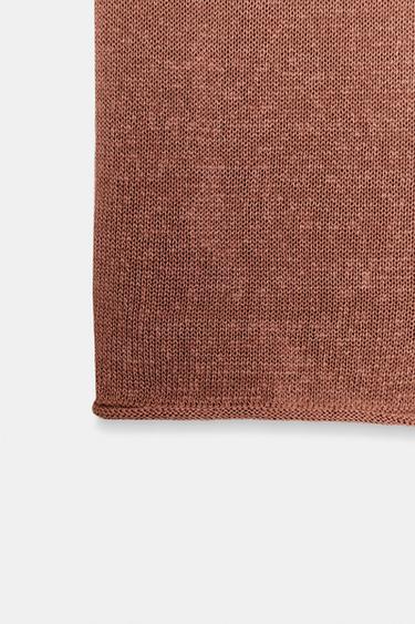 TOP EN MAILLE À BRETELLES - MARSALA de Zara - Image 6