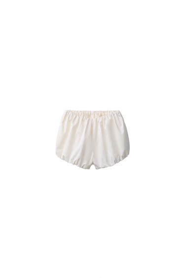 POPLIN BLOOMERS CREATED BY CARAMEL LONDON X ZARA - Vanilla by Zara