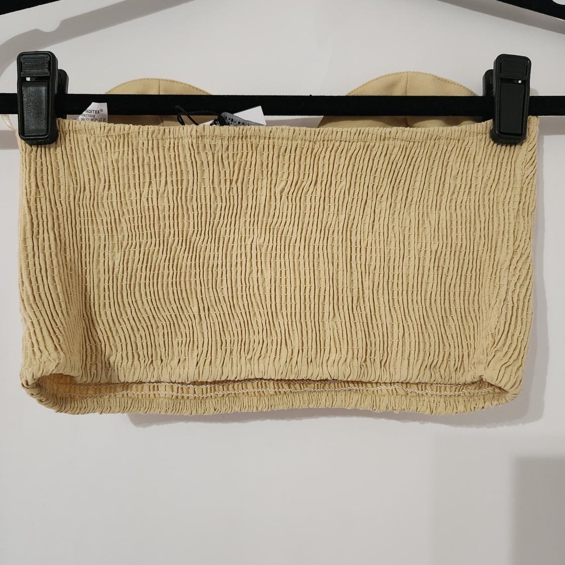 LINEN BLEND CROP TOP - Image 3