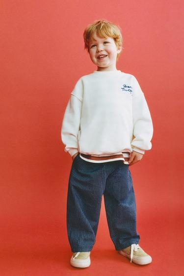 РАИРАН КРЕПОНЕН ПАНТАЛОН - Морскосин от Zara