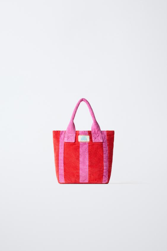 MINI SHOPPER streifen - Rot von Zara - Bild 0