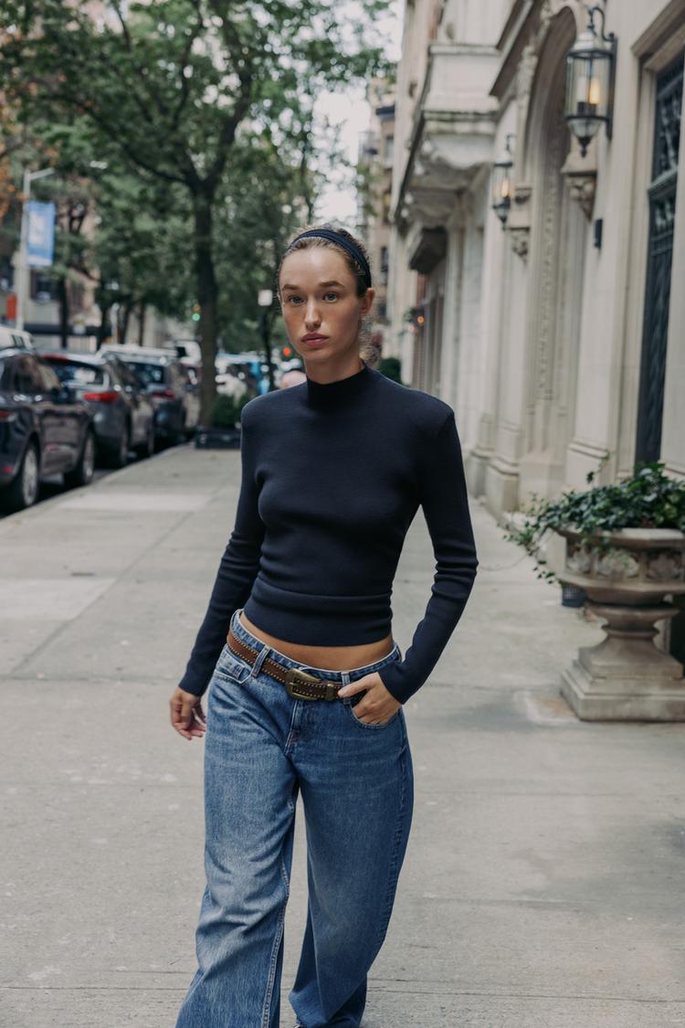 KNIT JUMPER WITH OPEN BACK - Main Image