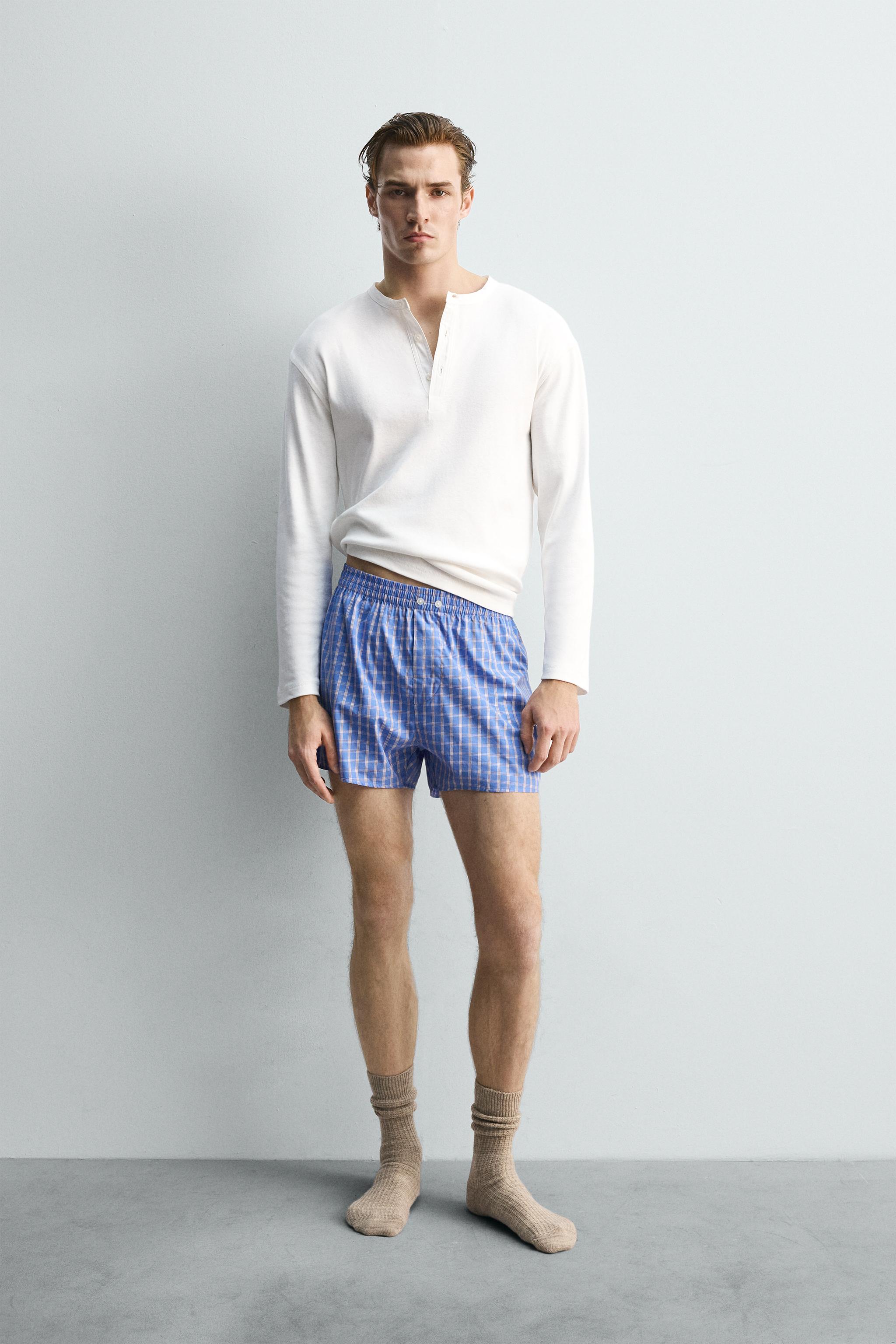 TWO-PACK OF COMBINED POPLIN BOXERS