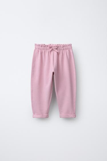 PANTALON SAROUEL BAGGY - Rose de Zara