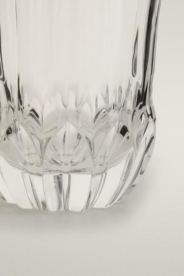 VERRE CRISTALLIN EFFET TAILLÉ - Transparent de Zara - Image 3