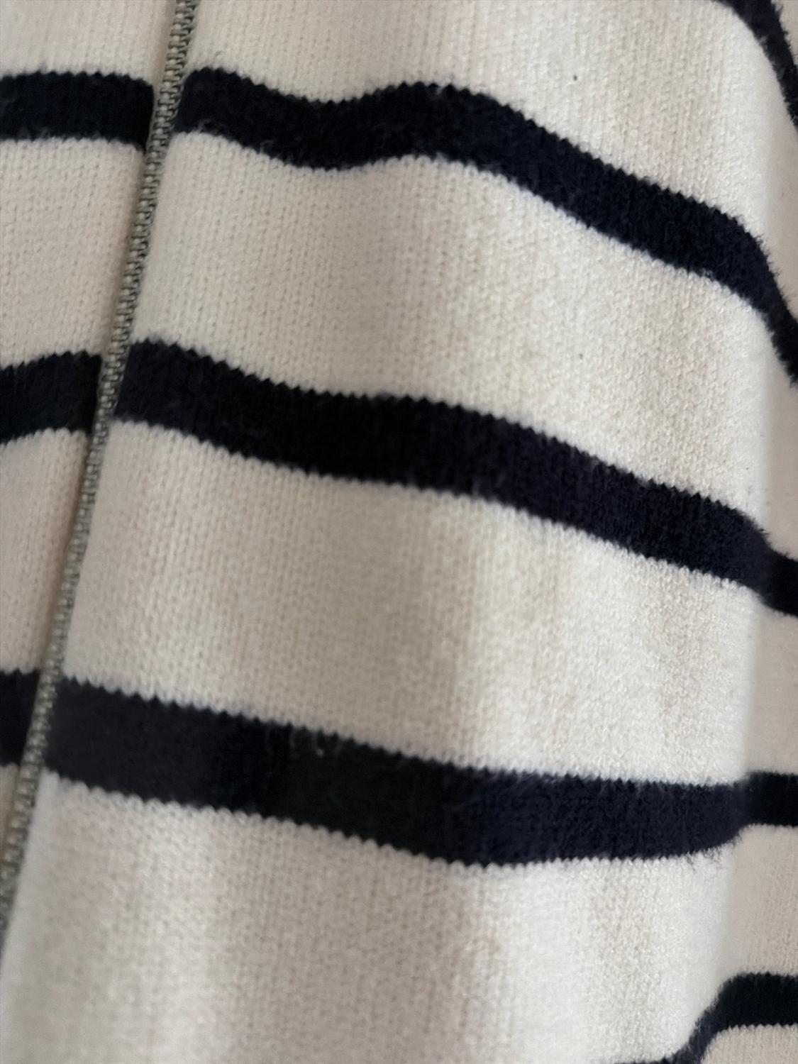 STRIPED KNIT CARDIGAN - Image 5