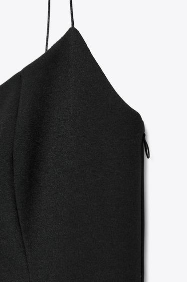 TOP ÉLASTIQUE PÉPLUM - Noir de Zara - Image 6