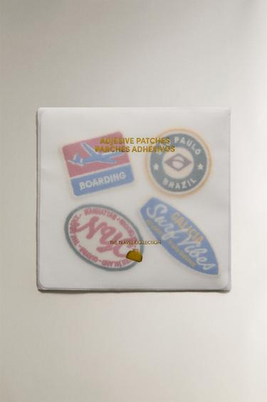 TRAVEL PATCHES SET (SET OF 4) - Multicoloured by Zara - Image 3