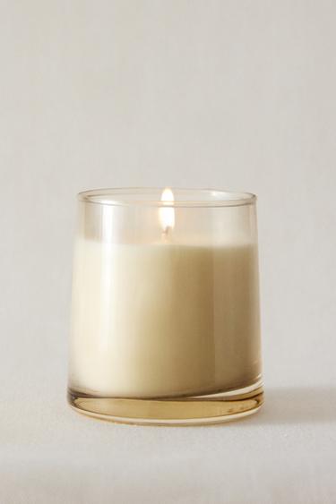 (180 G) CLEAN BLOSSOM SCENTED CANDLE - Green/White by Zara - Image 4