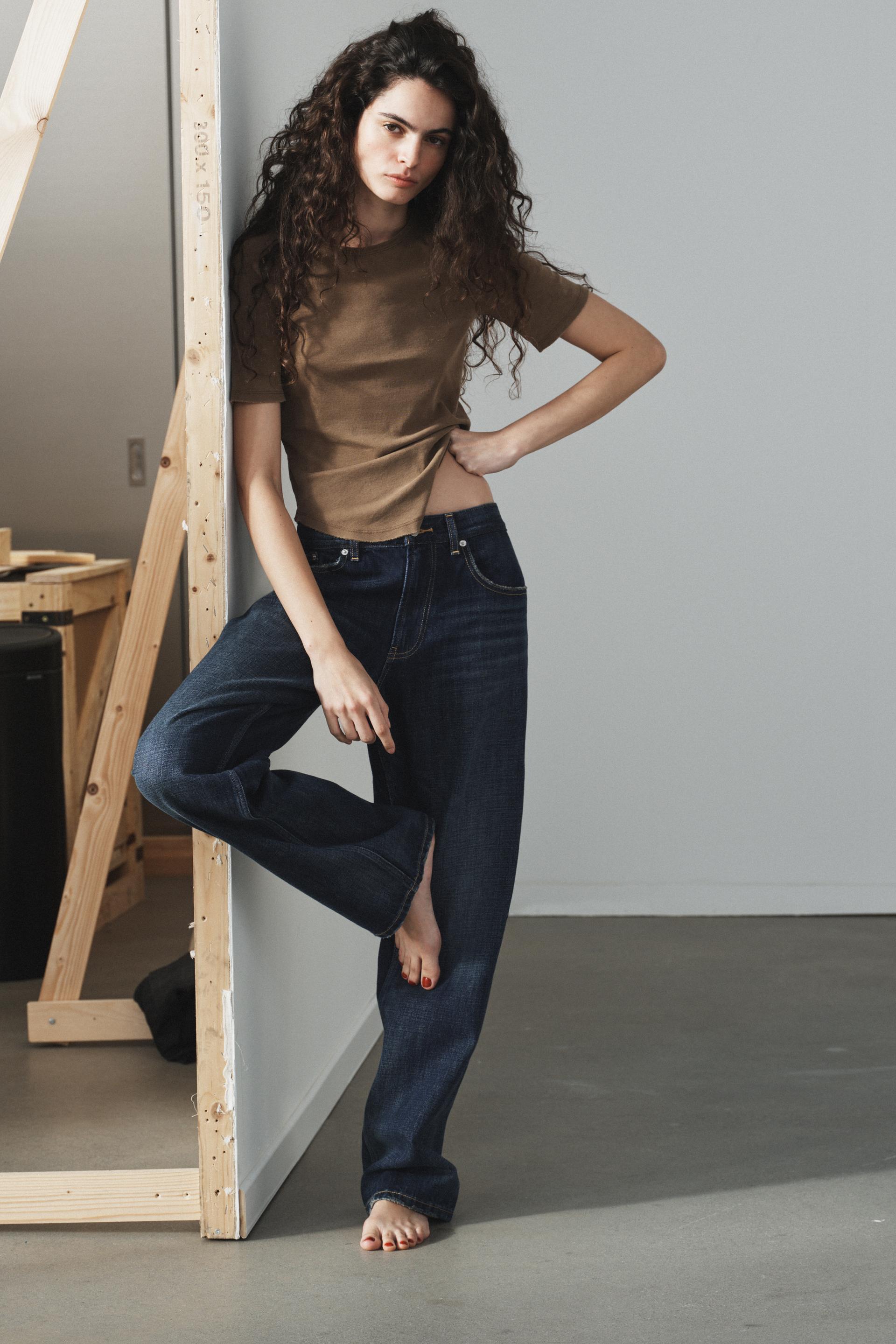 Jeans baggy tapered tiro bajo
