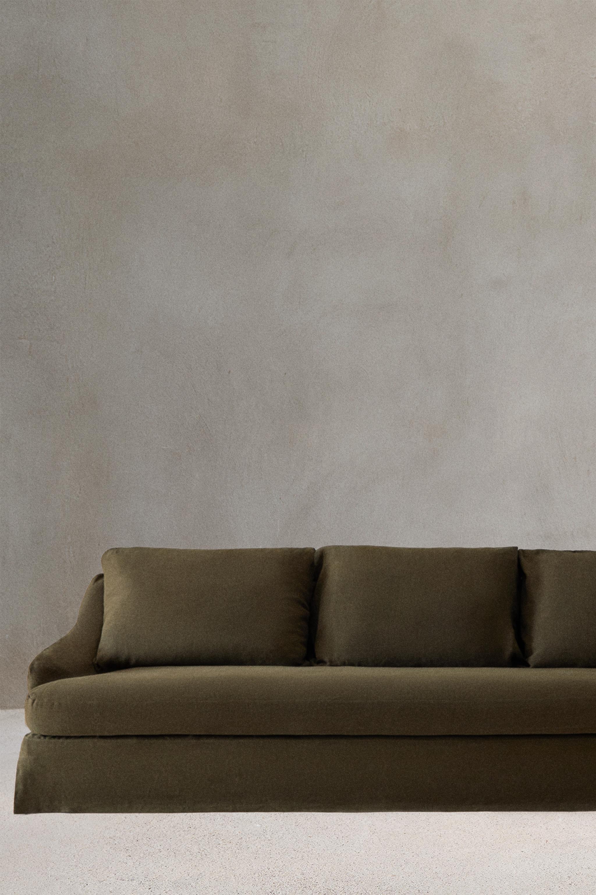 SOFA 01 LINEN COVER — Khaki